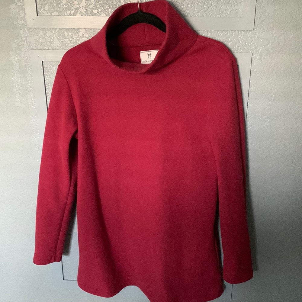 Dark maroon dudley tunic